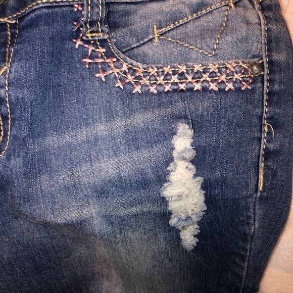 VIGOSS Girls Size 10 Jeans with sequin pockets - Picture 4 of 6